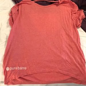 Pure Barre open back t-shirt